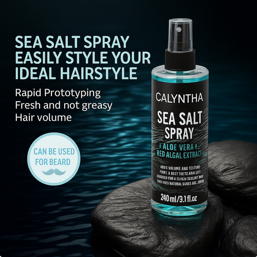 Calyntha Premium Sea Salt Hair Spray – Barber-Grade Texture & Volume