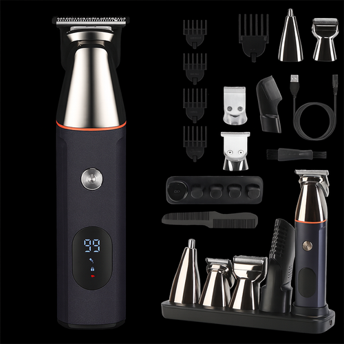 CALYNTHA 5-in-1 Waterproof Beard & Hair Trimmer Kit